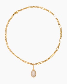 Produktabbildung für Collier mit Vario-Clip & Zirkonia