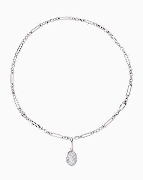 Produktabbildung für Collier mit Vario-Clip & Zirkonia