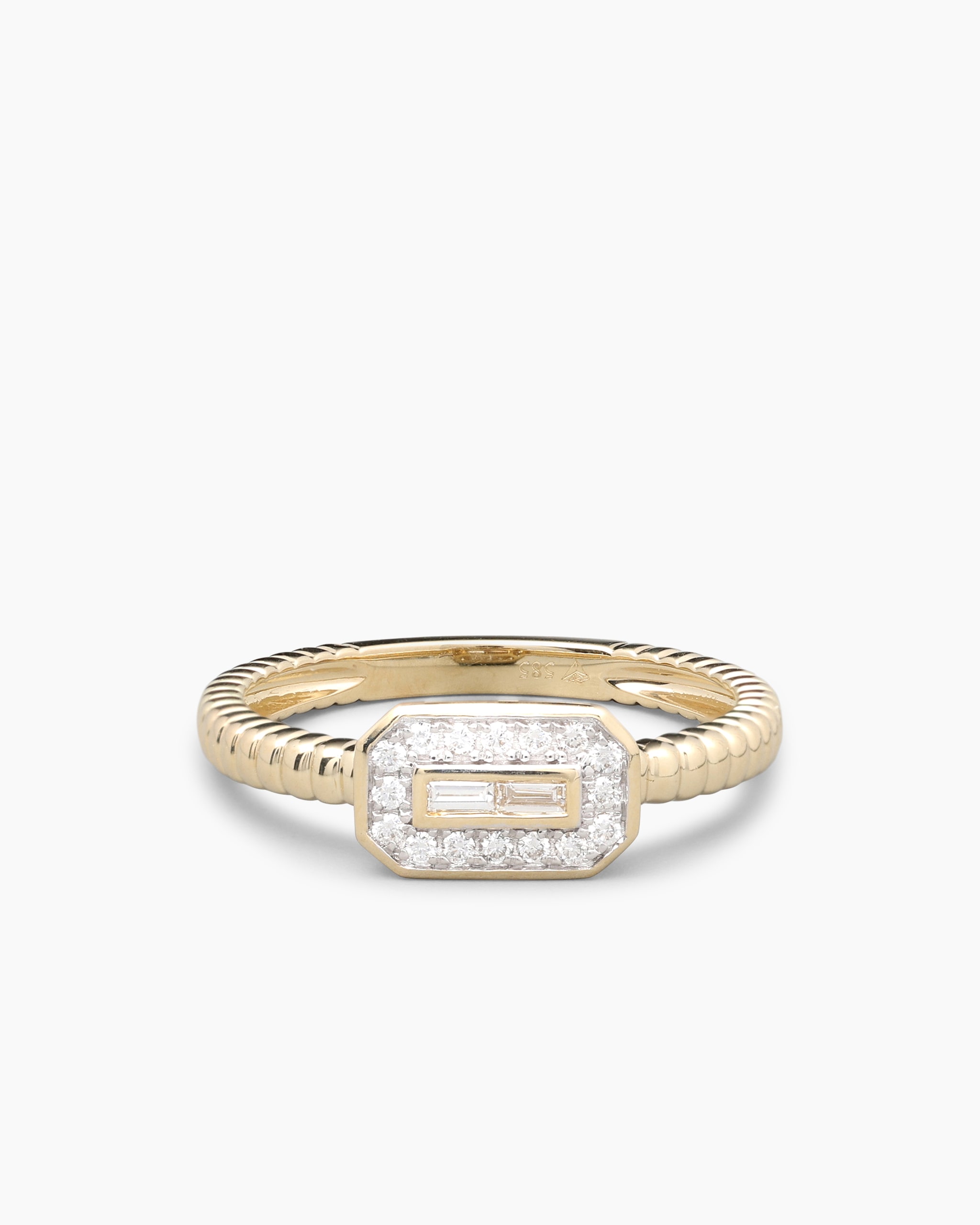 Produktabbildung für Ring mit Brillanten & Diamanten 0,15 ct