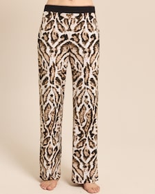 Produktabbildung für Wide Leg Hose mit Animal Print