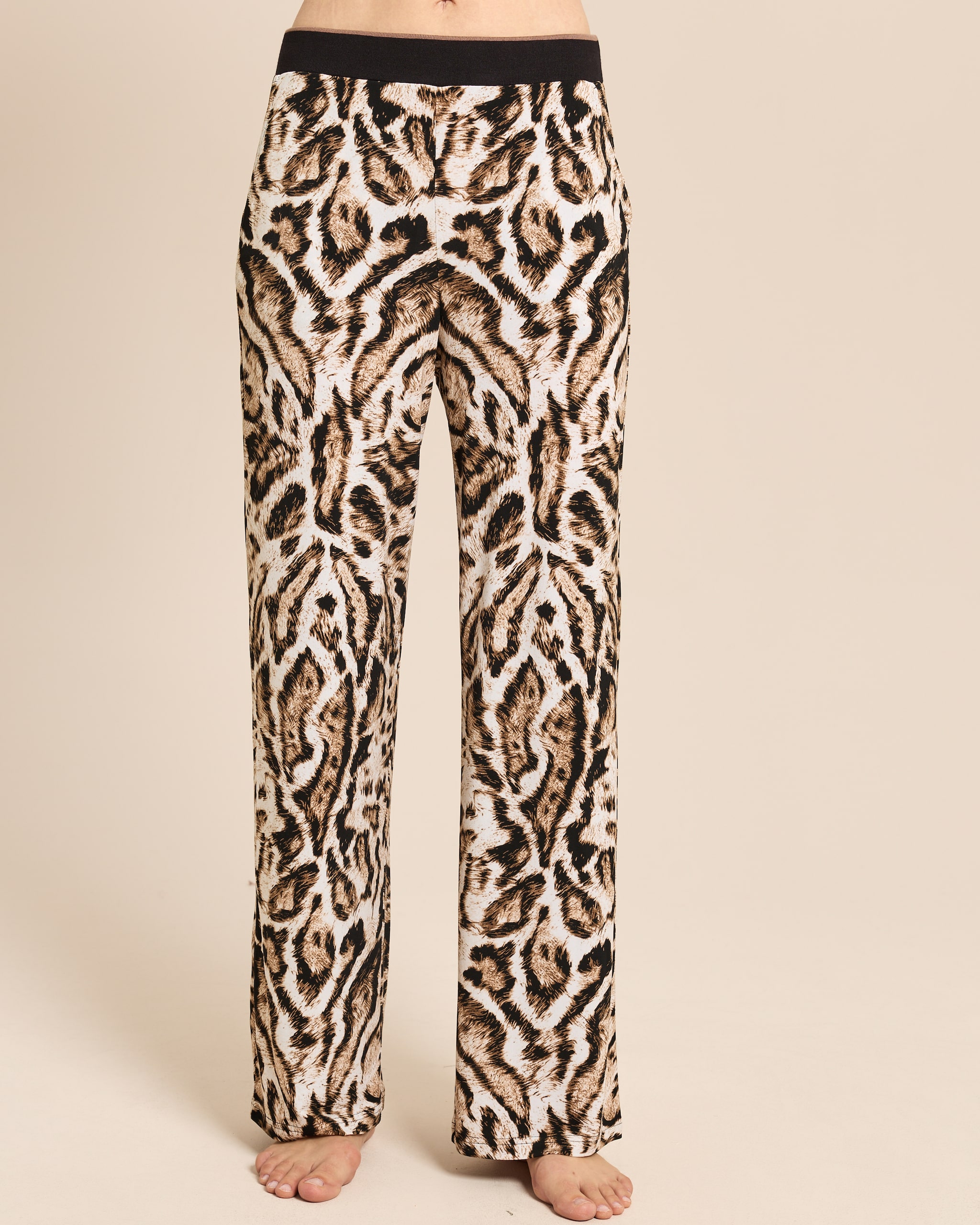 Produktabbildung für Wide Leg Hose mit Animal Print