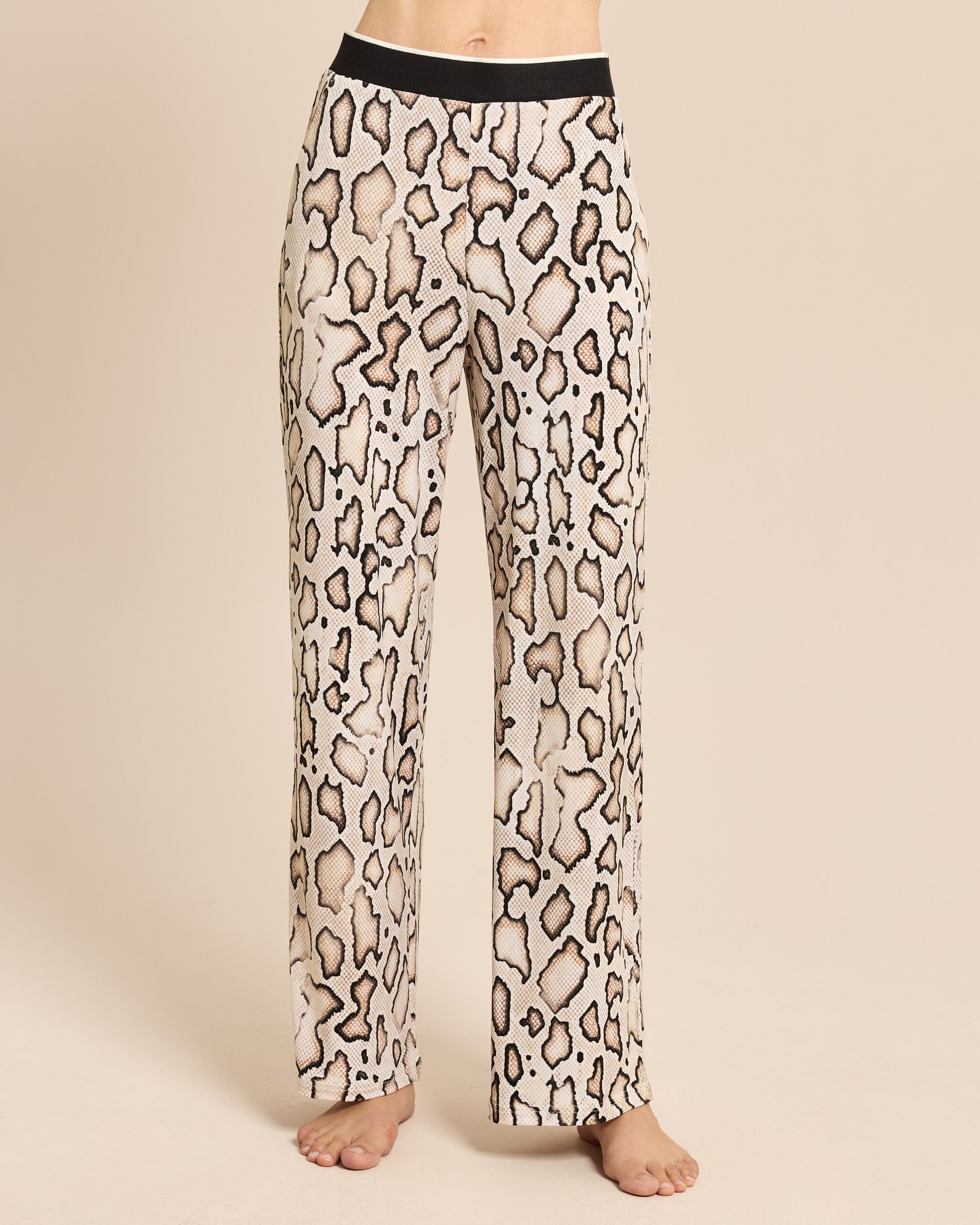 Produktabbildung für Wide Leg Hose mit Animal Print