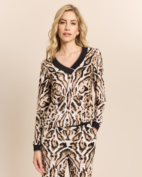Produktabbildung für Shirt mit Animal Print