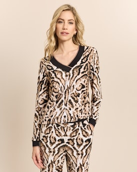 Produktabbildung für Shirt mit Animal Print