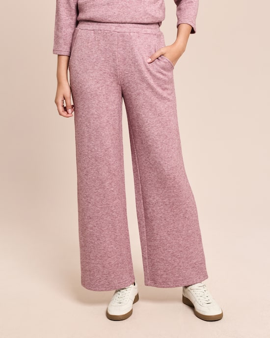 Produktabbildung für Wide Leg Loungewear-Hose mit elastischem Bund