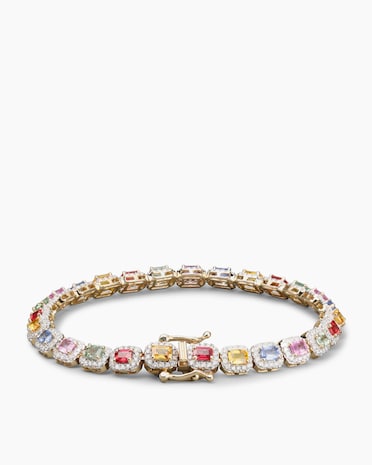 Produktabbildung für Brillant-Armband mit Saphiren
