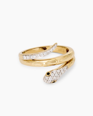 Produktabbildung für Ring mit Saphir & Brillanten