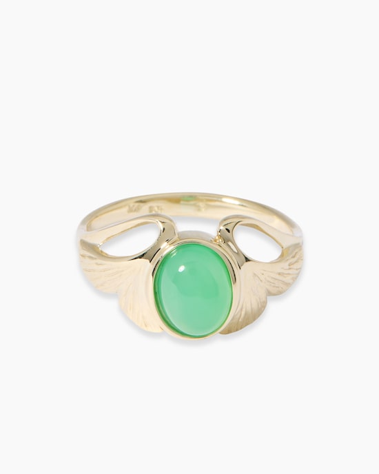 Produktabbildung für Ring mit Chrysopras