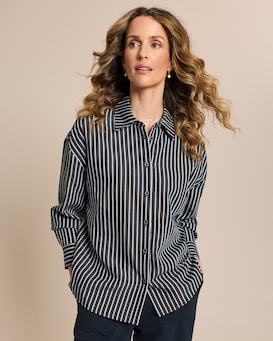 Produktabbildung für Hemdbluse gestreift