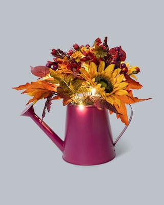 Produktabbildung 2 für LED-Gesteck Herbstdesign in Gießkanne