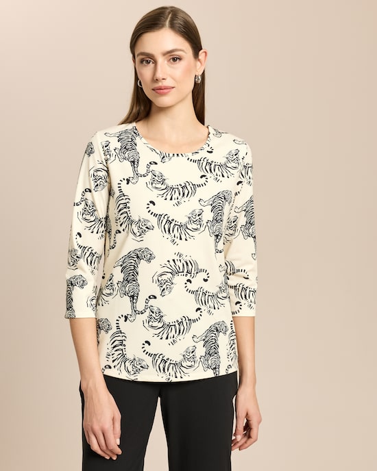 Produktabbildung für Thermo-Shirt mit Tiermuster