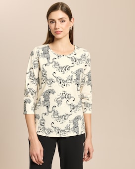Produktabbildung für Thermo-Shirt mit Tiermuster