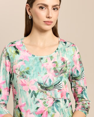 Produktabbildung 5 für Shirt Birds & Flowers mit 3/4 Arm