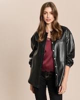 Produktabbildung für Blusenjacke in Lederimitat