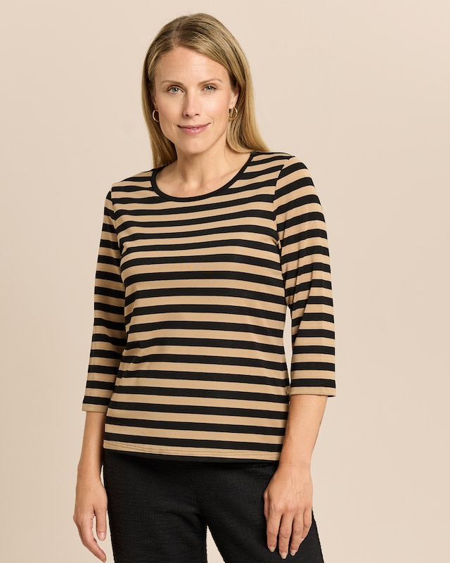 Shirt gestreift mit Lyocell