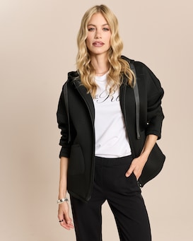 Produktabbildung für Jerseyjacke Oversized mit Kapuze