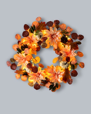 Produktabbildung 2 für LED-Kranz "Herbstdesign"