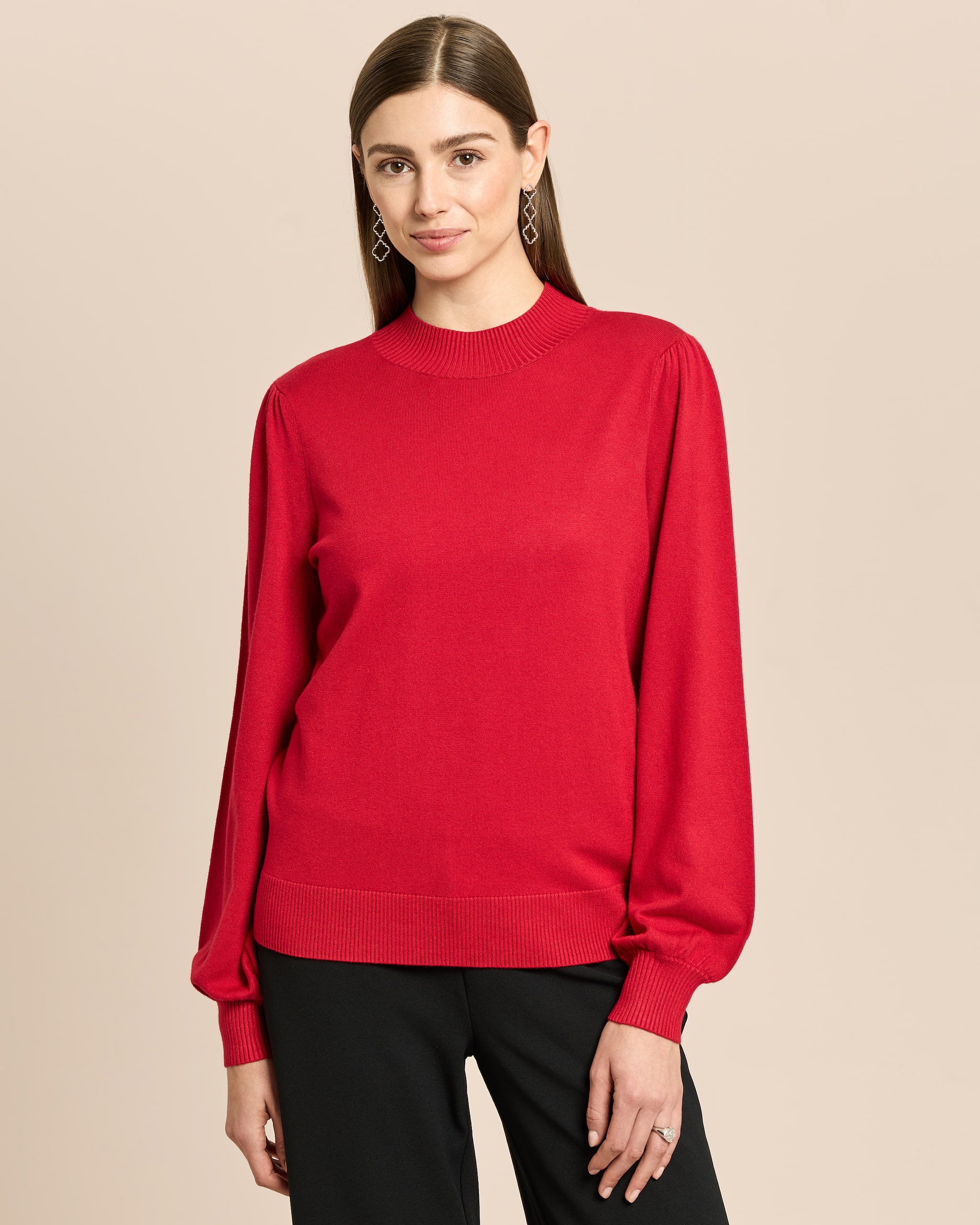 Produktabbildung für Pullover mit Ballonärmeln