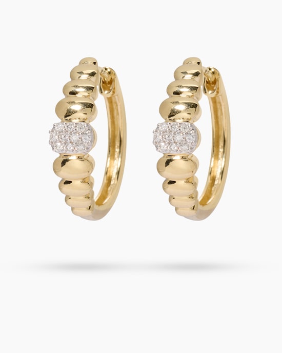 Produktabbildung für Brillant-Creolen 0,10 ct