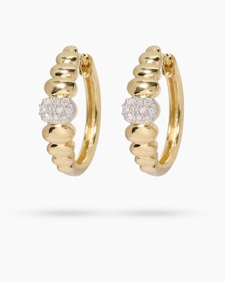 Produktabbildung 1 für Brillant-Creolen 0,10 ct