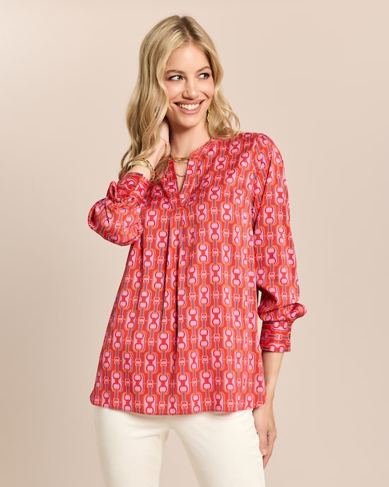 Produktabbildung für Bluse mit V-Ausschnitt