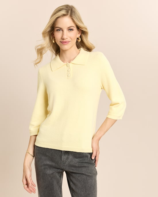 Produktabbildung für Pullover mit Polokragen