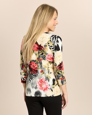 Produktabbildung 4 für Pullover Blumen-Zebra Mix