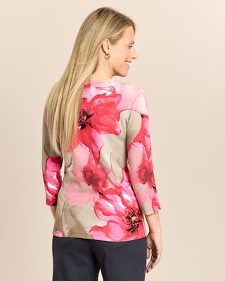 Produktabbildung 4 für Classic Pullover mit aquarellem Print