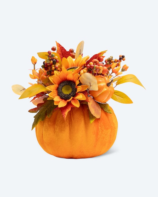 Produktabbildung für LED-Kürbis-Arrangement "Herbstdesign"