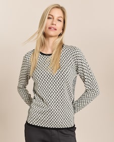 Produktabbildung für Pullover mit Minimal-Design
