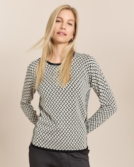 Produktabbildung für Pullover mit Minimal-Design