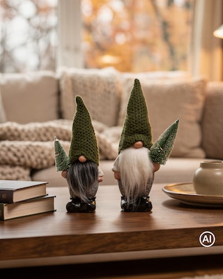 Produktabbildung 2 für Herbstwichtel mit Tannenbaum, 2tlg.