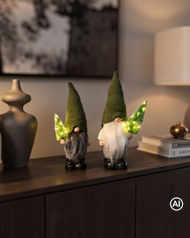 Produktabbildung für Herbstwichtel mit Tannenbaum, 2tlg.