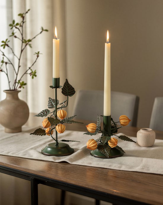 Produktabbildung für Stabkerzenhalter "Physalis", 2tlg.