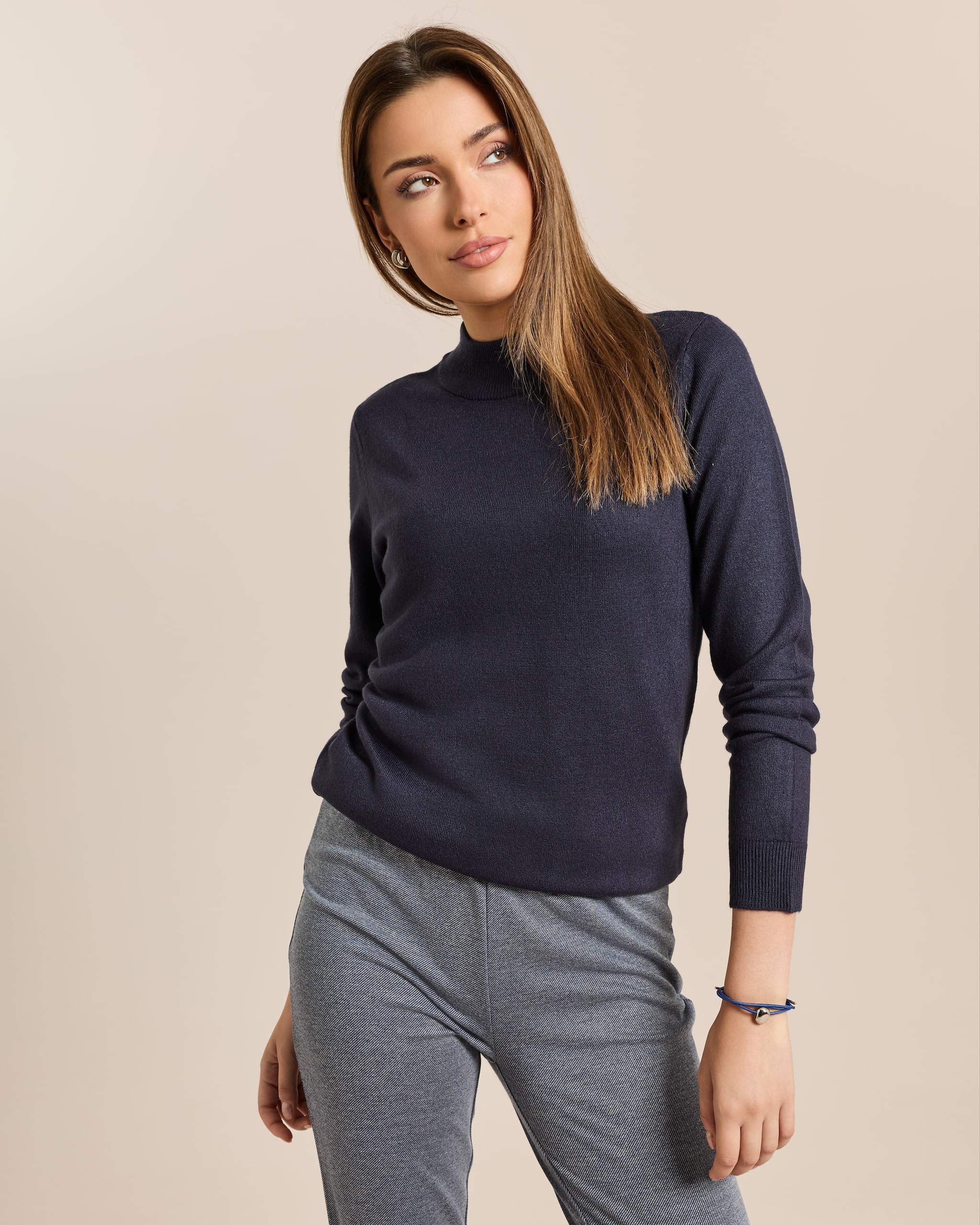 Produktabbildung für Pullover Stehkragen Cashmere Feel