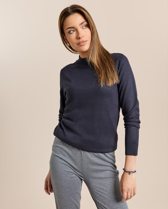 Produktabbildung für Pullover Stehkragen Cashmere Feel
