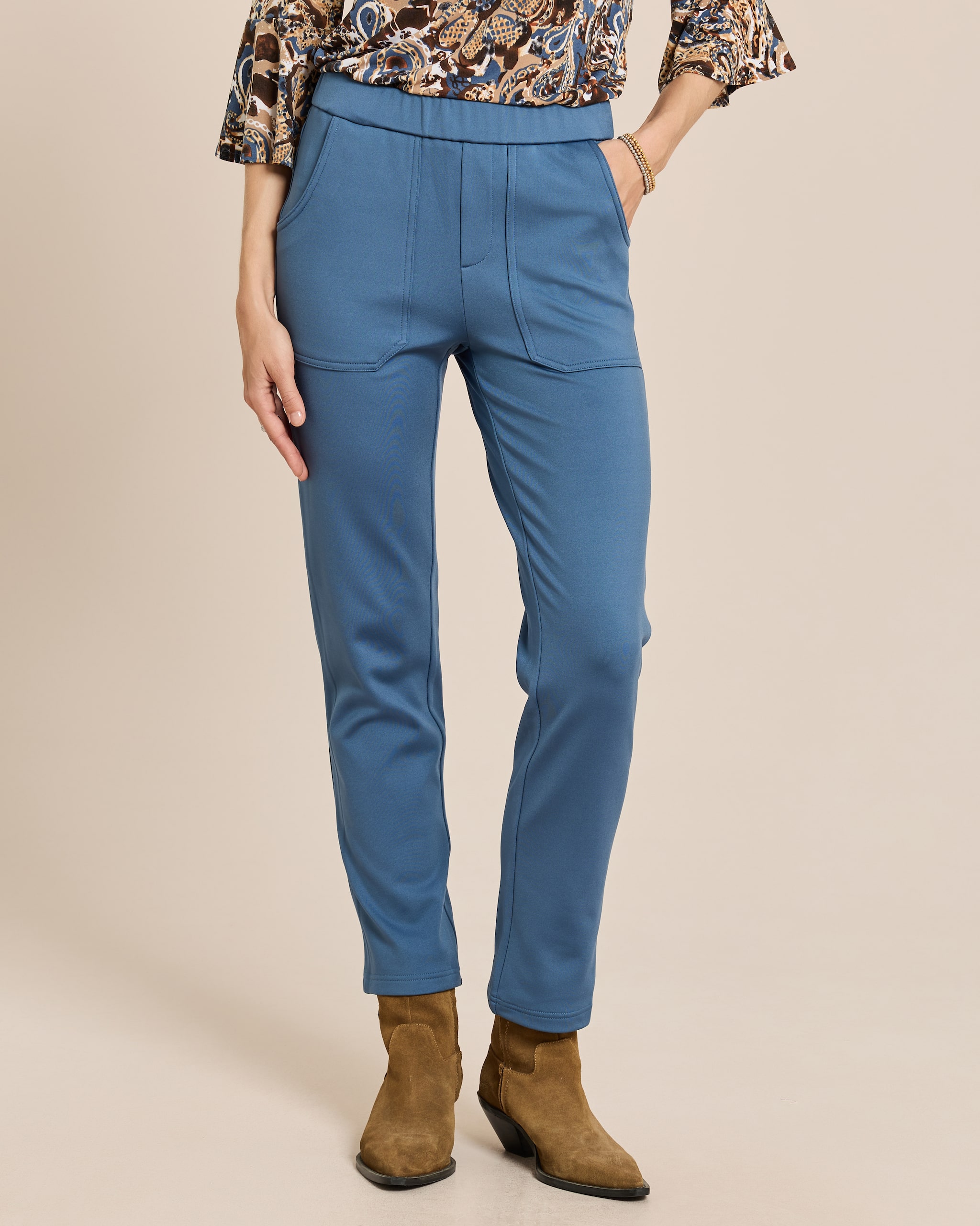Produktabbildung für Slim Fit Thermohose Scuba Touch