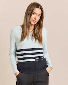 Produktabbildung für Pullover mit aufgesetzter Tasche