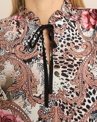 Produktabbildung 5 für Bluse mit Animal- und Blumenprint