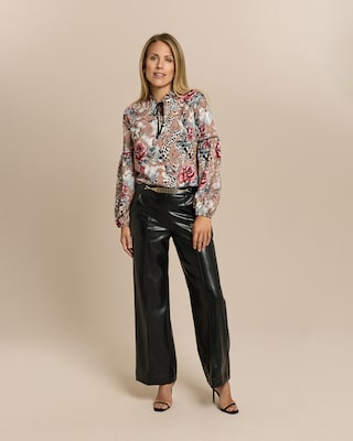 Produktabbildung 3 für Bluse mit Animal- und Blumenprint