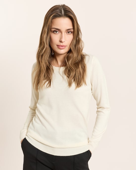 Produktabbildung für Pullover Rundhals Cashmere Feeling
