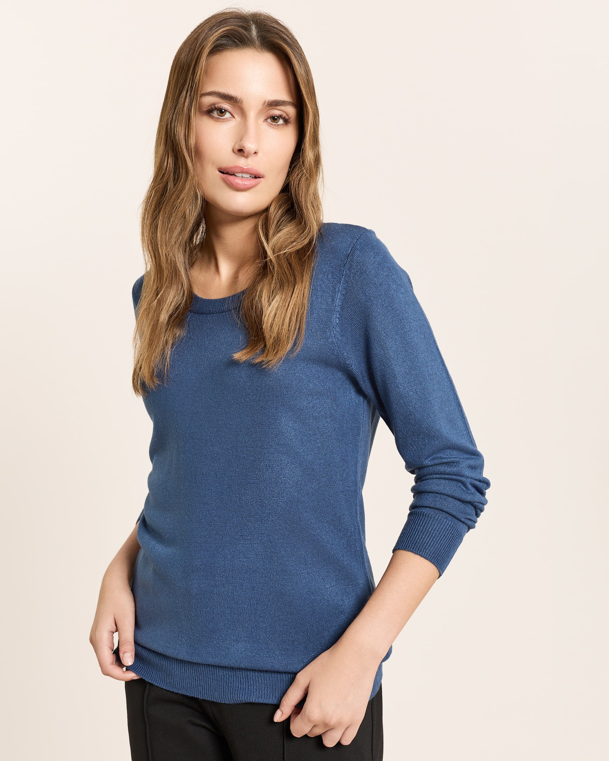 Produktabbildung für Pullover Rundhals Cashmere Feeling