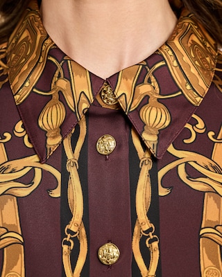 Produktabbildung 3 für Bluse mit Ornamentdruck