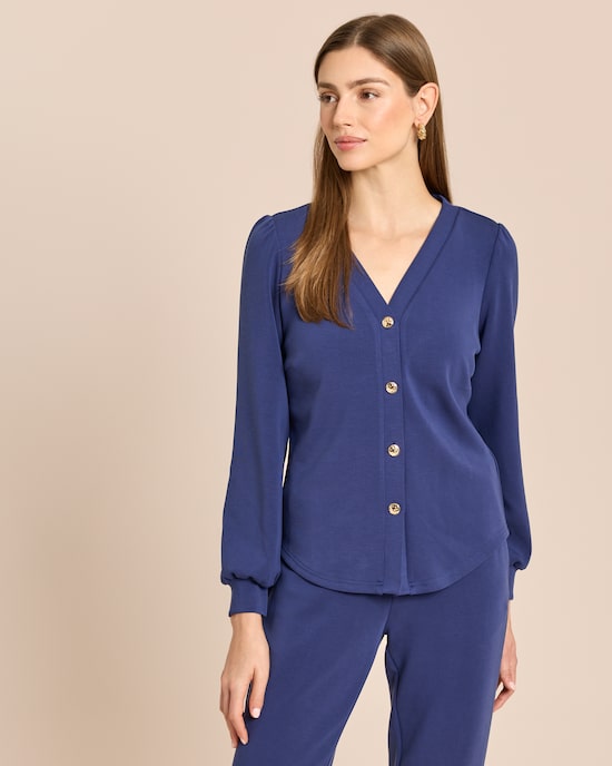 Produktabbildung für Seidentraum Cardigan mit Knöpfen