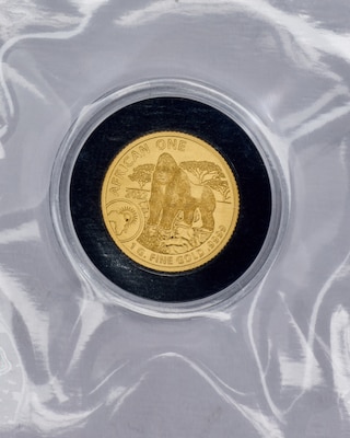 Produktabbildung 1 für Goldmünze Ruanda Berggorilla 2022