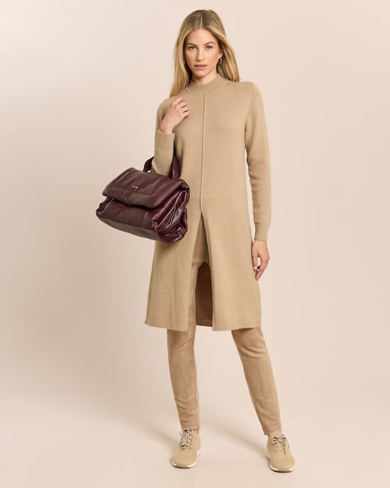 Produktabbildung für Longpullover mit Schlitz