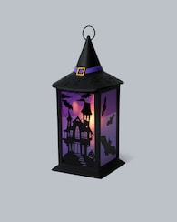 Produktabbildung für Halloween Outdoor-Laterne Hexenhut