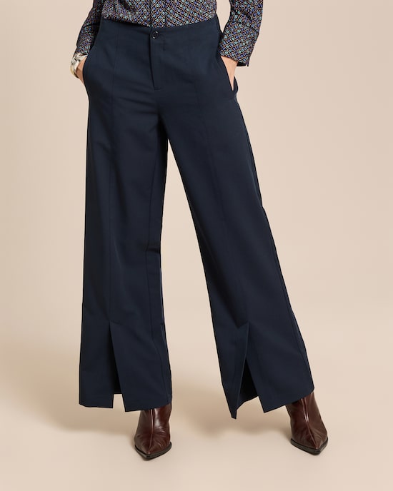 Produktabbildung für Wide Leg Hose mit Schlitz