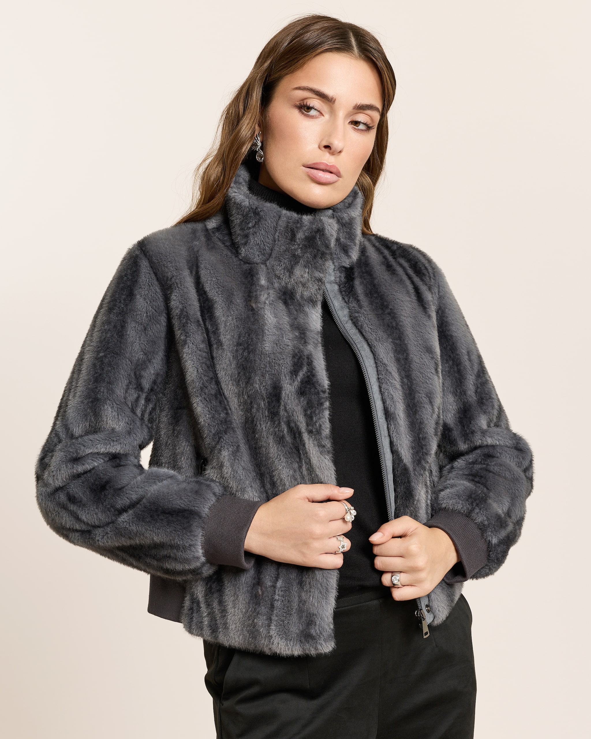 Produktabbildung für Webpelz-Blouson