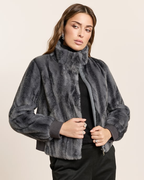 Produktabbildung für Webpelz-Blouson